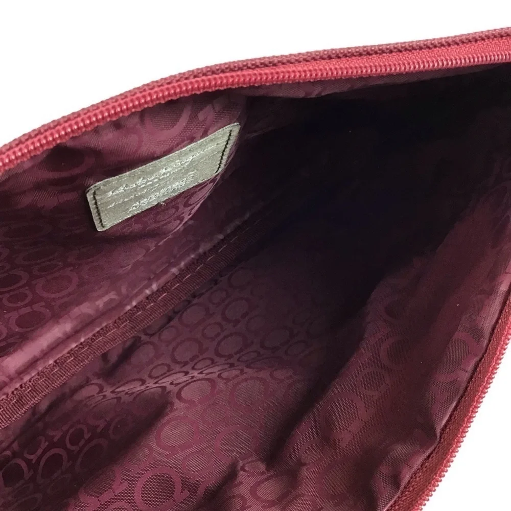 Salvatore Ferragamo Maroon Travel Bag